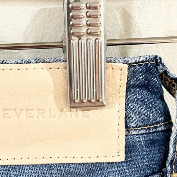 Everlane the Super Straight Jeans Woman size 23 Ankle Blue - Picture 4 of 7